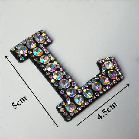26 Letters Rhinestones Alphabet | Appliqués Patches - Woodland Gatherer