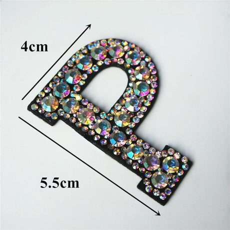 26 Letters Rhinestones Alphabet | Appliqués Patches - Woodland Gatherer
