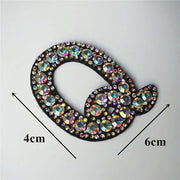 26 Letters Rhinestones Alphabet | Appliqués Patches - Woodland Gatherer