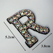 26 Letters Rhinestones Alphabet | Appliqués Patches - Woodland Gatherer