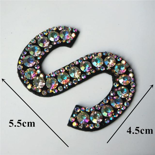 26 Letters Rhinestones Alphabet | Appliqués Patches - Woodland Gatherer