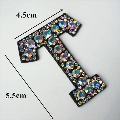 26 Letters Rhinestones Alphabet | Appliqués Patches - Woodland Gatherer