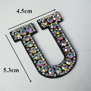 26 Letters Rhinestones Alphabet | Appliqués Patches - Woodland Gatherer
