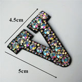 26 Letters Rhinestones Alphabet | Appliqués Patches - Woodland Gatherer