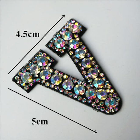 26 Letters Rhinestones Alphabet | Appliqués Patches - Woodland Gatherer