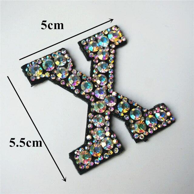 26 Letters Rhinestones Alphabet | Appliqués Patches - Woodland Gatherer