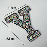 26 Letters Rhinestones Alphabet | Appliqués Patches - Woodland Gatherer