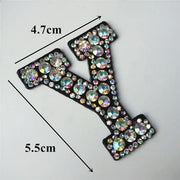 26 Letters Rhinestones Alphabet | Appliqués Patches - Woodland Gatherer