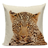 Majestic Beasts Linen Cushion Covers