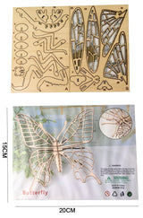 Insects DIY 3D Model Kit Wooden Puzzles
