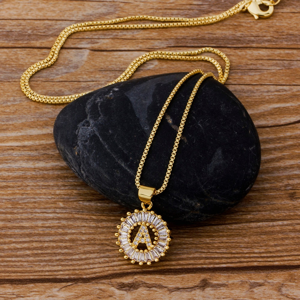 Initials Necklace 26 Letters