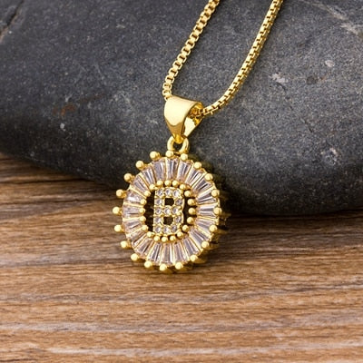 Initials Necklace 26 Letters