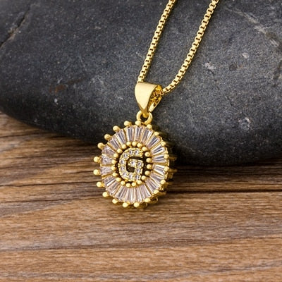 Initials Necklace 26 Letters