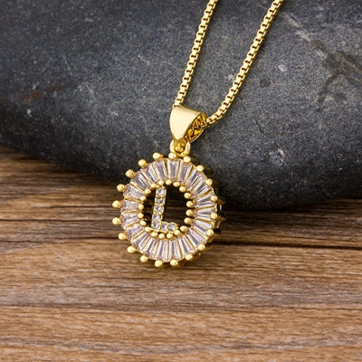 Initials Necklace 26 Letters