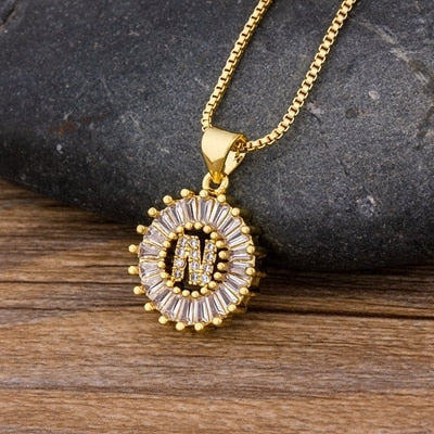 Initials Necklace 26 Letters