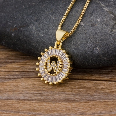 Initials Necklace 26 Letters