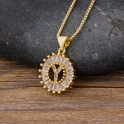 Initials Necklace 26 Letters