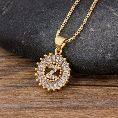 Initials Necklace 26 Letters