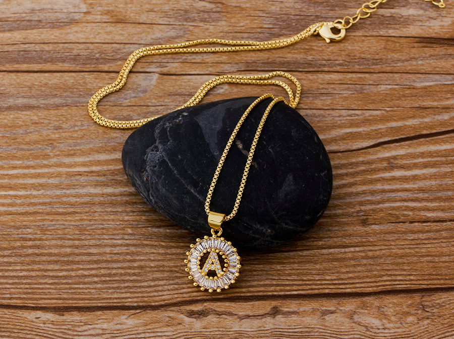 Initials Necklace 26 Letters