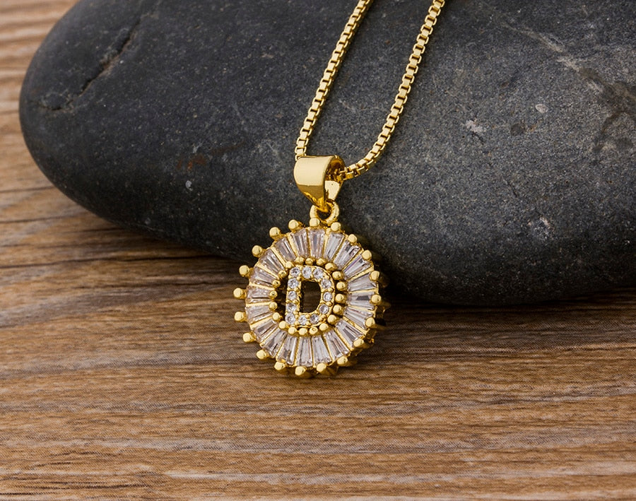 Initials Necklace 26 Letters