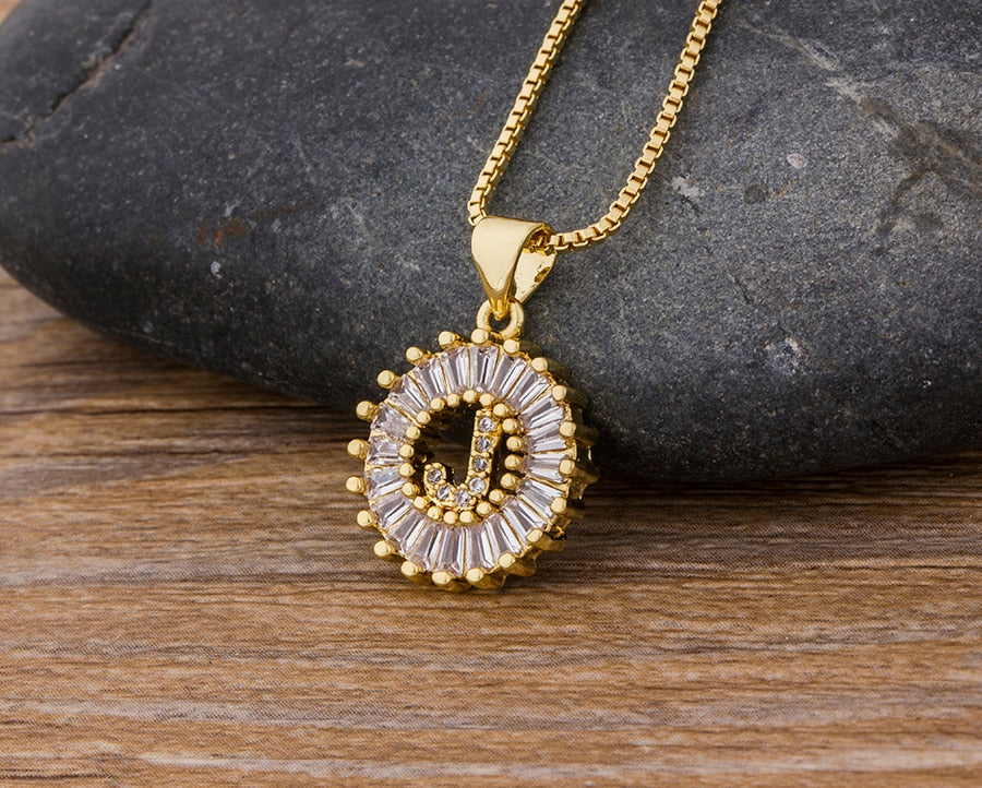 Initials Necklace 26 Letters