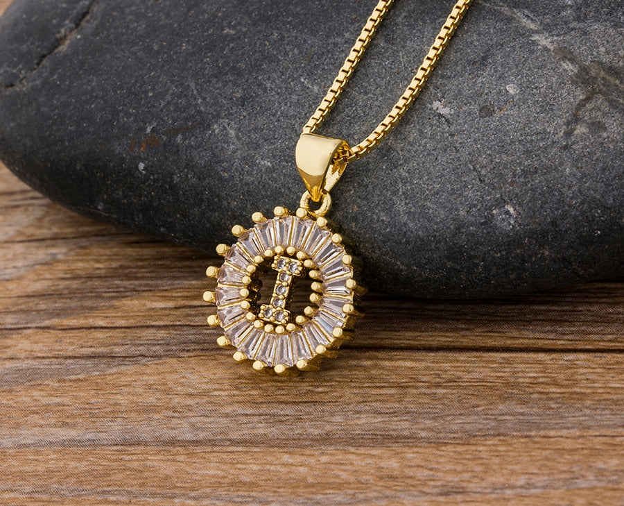 Initials Necklace 26 Letters