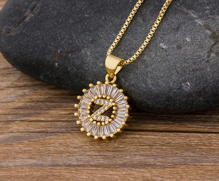 Initials Necklace 26 Letters