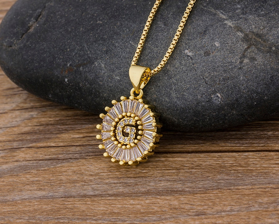 Initials Necklace 26 Letters