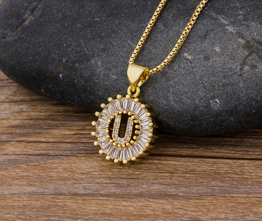 Initials Necklace 26 Letters