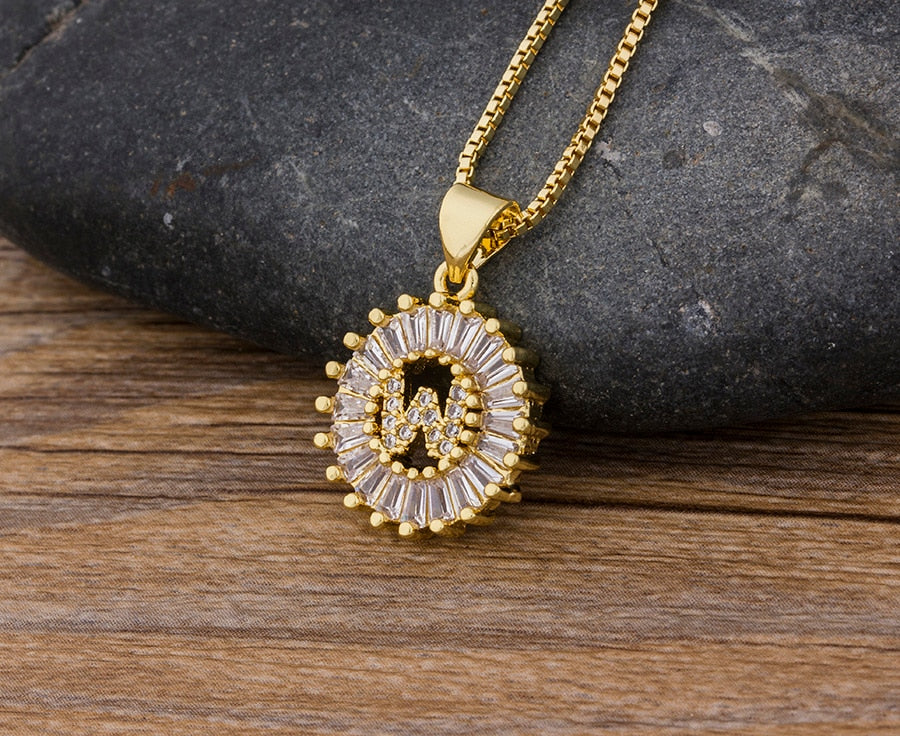 Initials Necklace 26 Letters