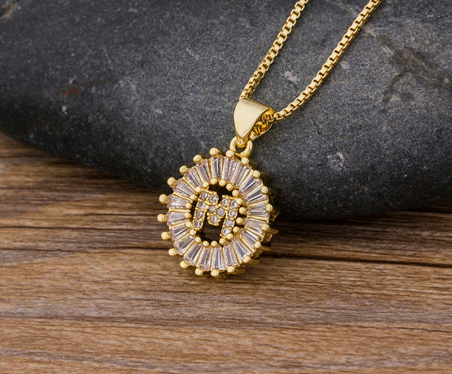Initials Necklace 26 Letters