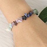 Seven Chakras Natural Stone Healing Crystal Bracelet