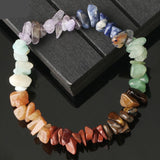 Seven Chakras Natural Stone Healing Crystal Bracelet