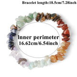 Seven Chakras Natural Stone Healing Crystal Bracelet