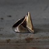 Freemason Illuminati Triangle Masonic Ring Silver Stainless Steel