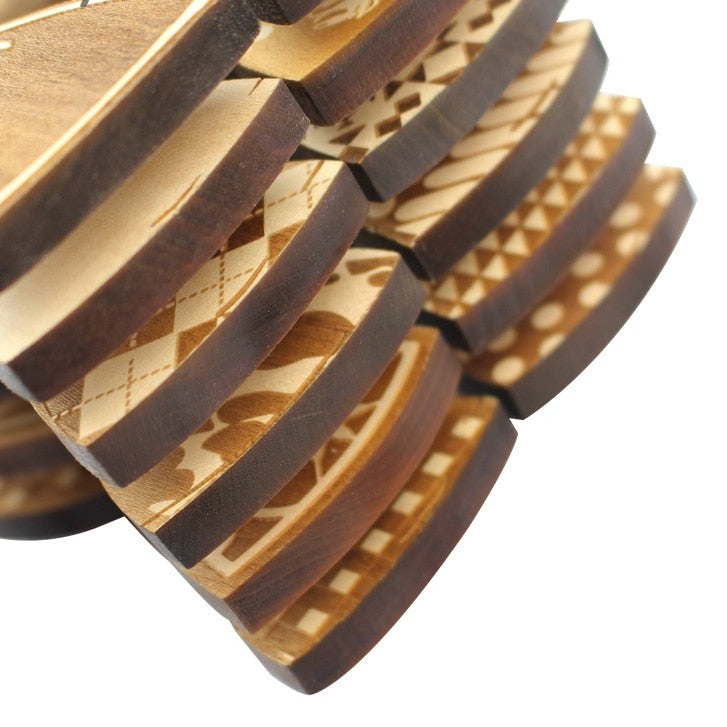 Plaid Wooden Bow Ties For Men