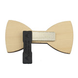Plaid Wooden Bow Ties For Men