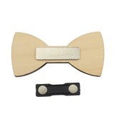 Plaid Wooden Bow Ties For Men