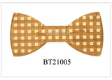 Plaid Wooden Bow Ties For Men