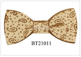 Plaid Wooden Bow Ties For Men