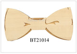 Plaid Wooden Bow Ties For Men