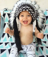 Indian Style Feather Headdress Photography Props Room Decor
