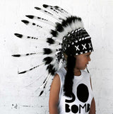 Indian Style Feather Headdress Photography Props Room Decor