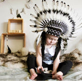 Indian Style Feather Headdress Photography Props Room Decor