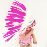 Indian Style Feather Headdress Photography Props Room Decor