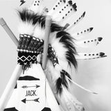 Indian Style Feather Headdress Photography Props Room Decor