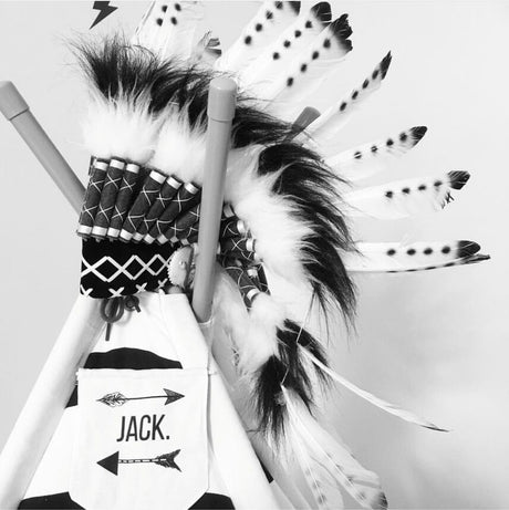 Indian Style Feather Headdress Photography Props Room Decor