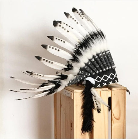 Indian Style Feather Headdress Photography Props Room Decor