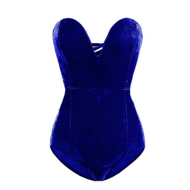Velvet Baby-Cakes Strapless Backless Bodysuit