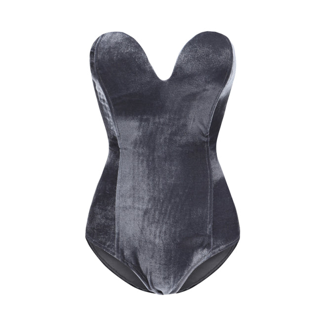 Velvet Baby-Cakes Strapless Backless Bodysuit